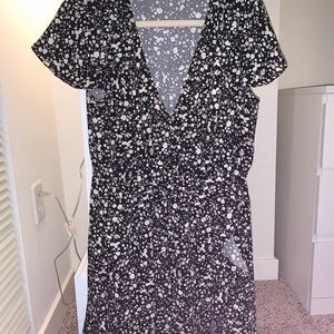 Floral Jcrew Wrap Dress